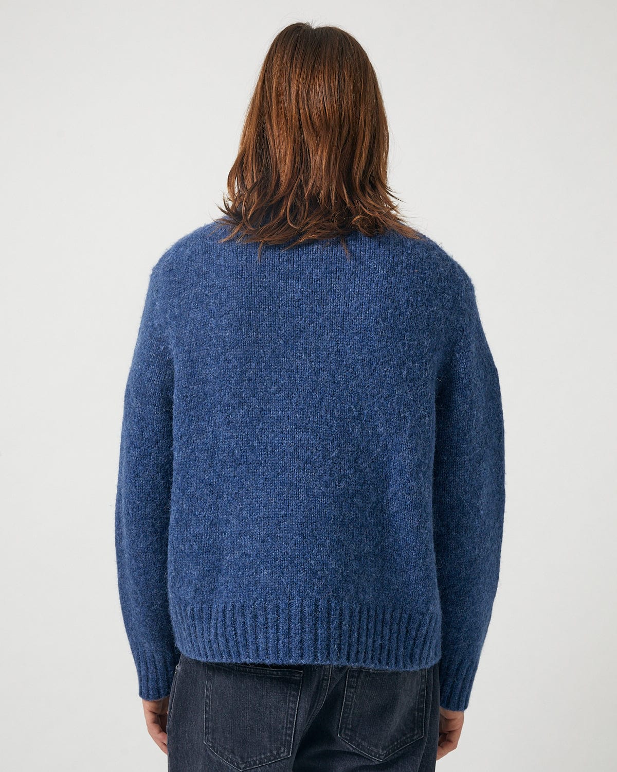 Alpaca Crewneck - Indigo - Image 4