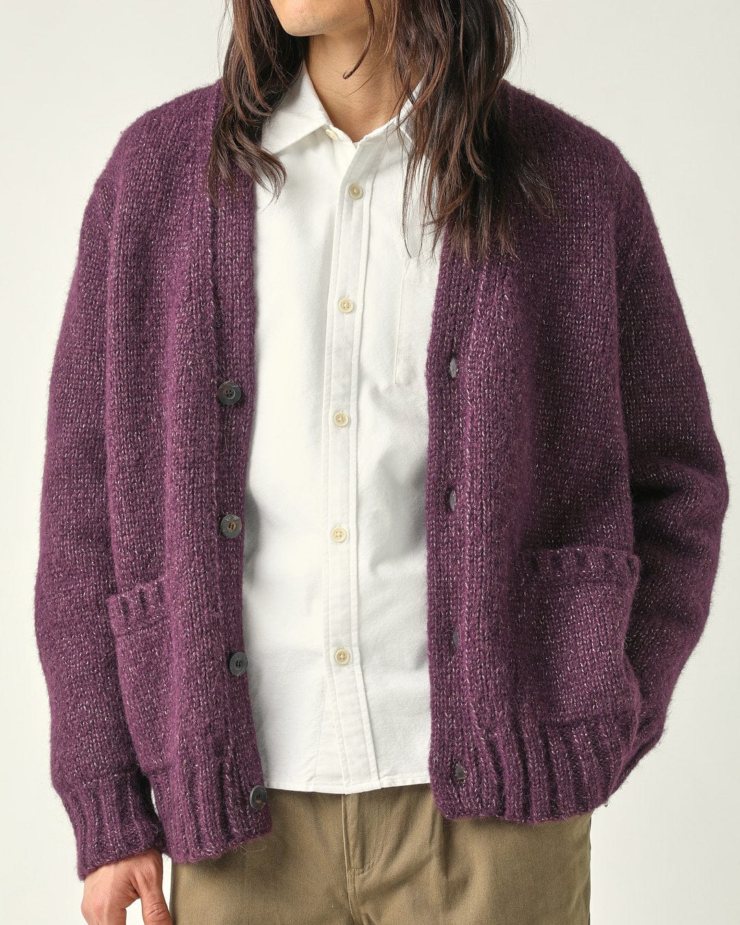 Alpaca Lurex Cardigan - Image 3