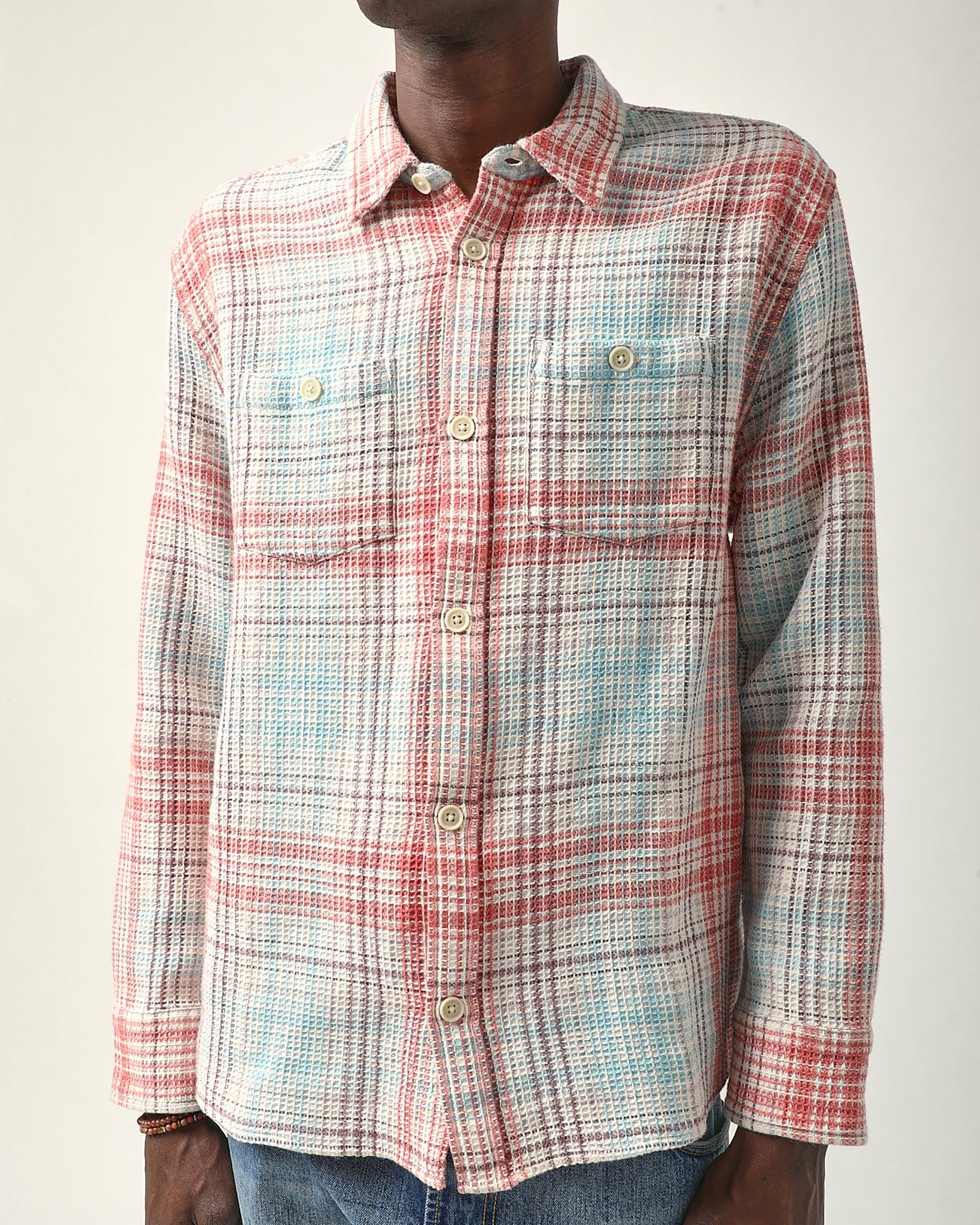 Waffle Madras LS - Blizzard - Image 2