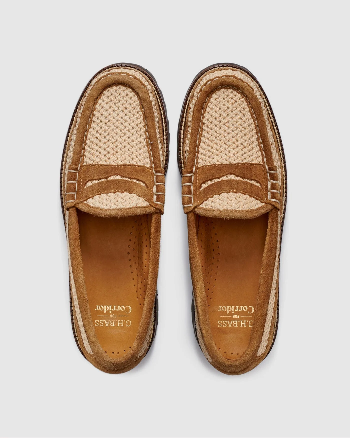 G.H. BASS x Corridor Larson Raffia Loafer - Image 3