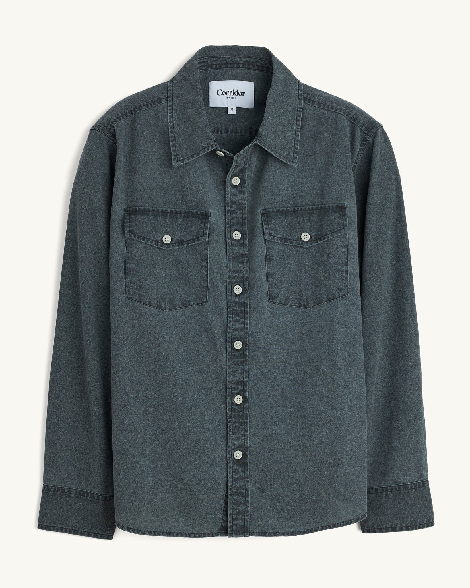 Pigment Dye Canvas LS - Black
