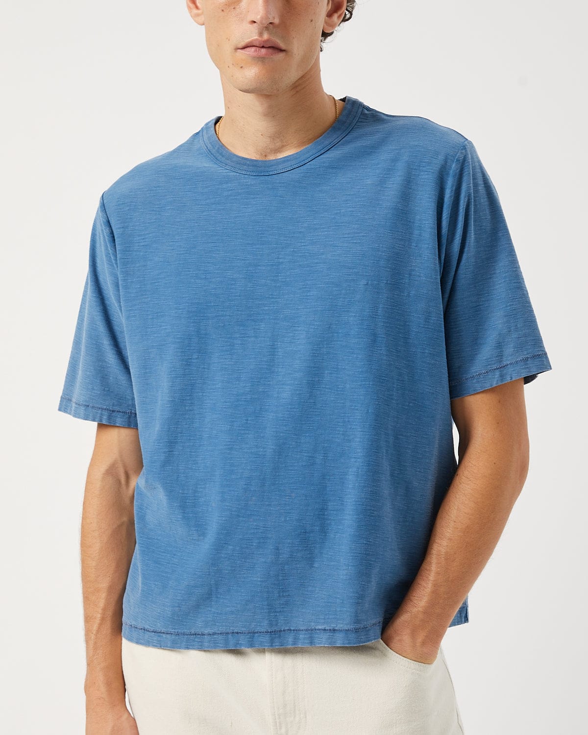 Slub Tee - Indigo - Image 2