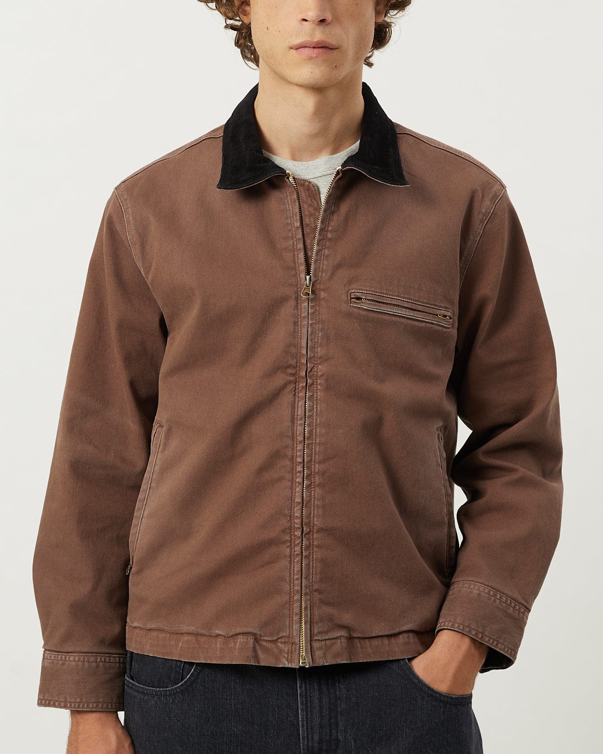 Utility Jacket - Brown - Image 2